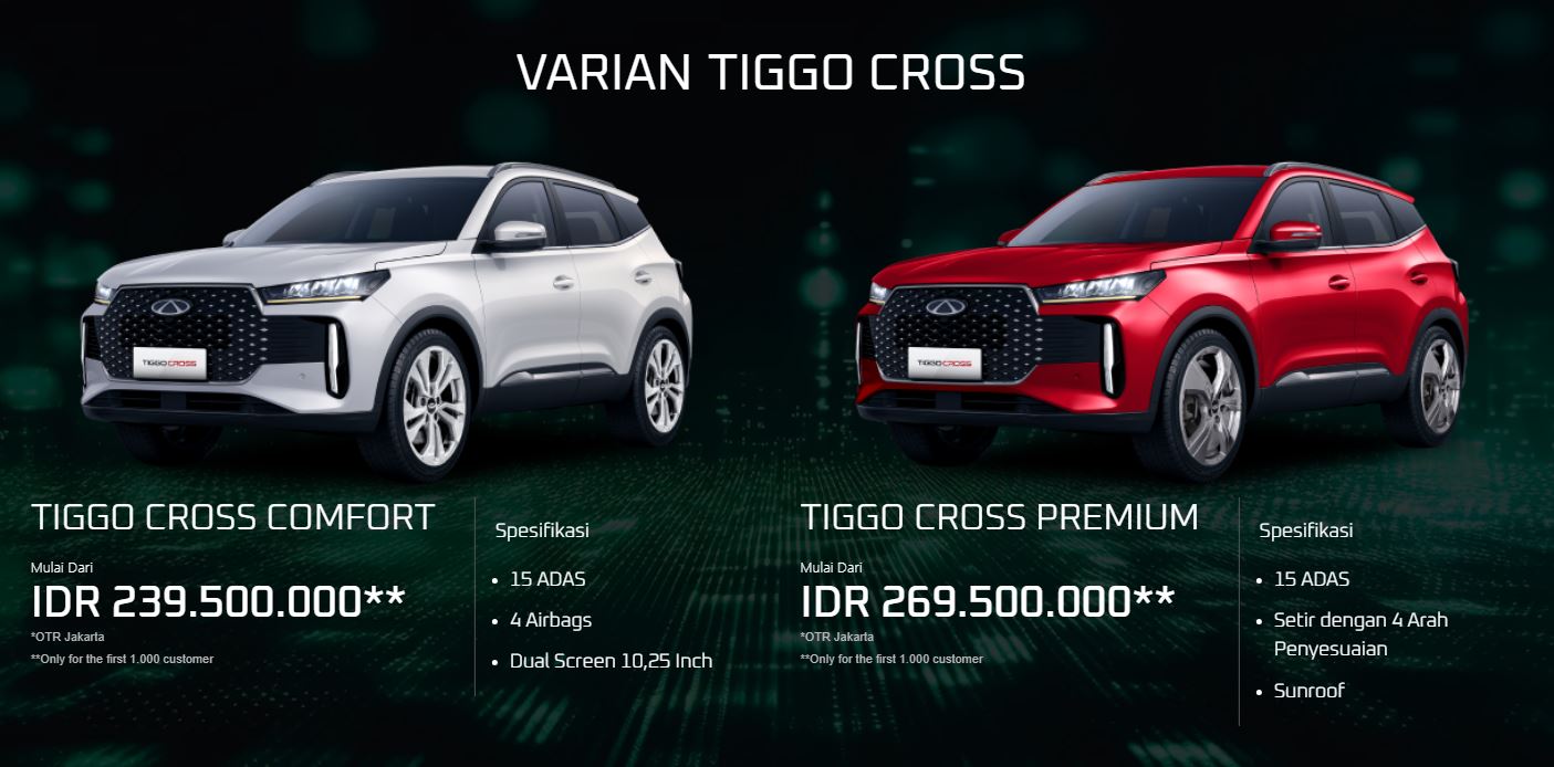 varian tiggo cross